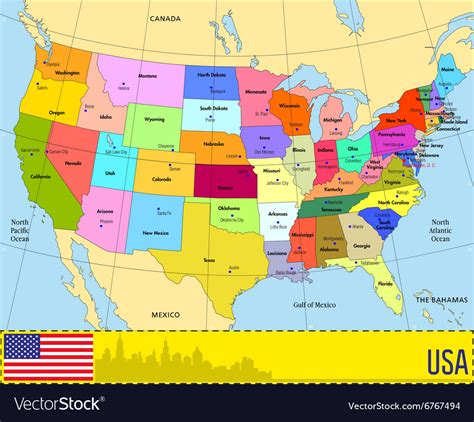 28 State Map And Capitals Maps Online For You