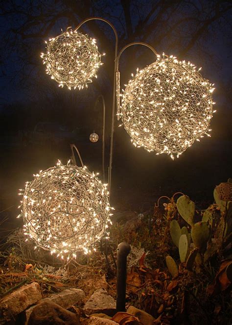 See more ideas about outdoor christmas, christmas, christmas decorations. DIY Christmas Light Balls | HGTV