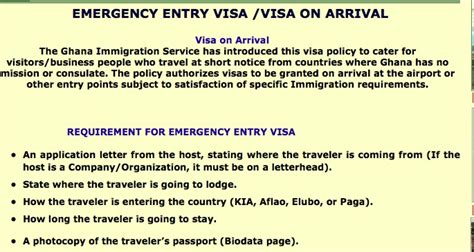 ‘visa On Arrival My Bitter Experience With The Ghana Immigration Service