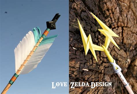 Zelda Shock Arrow Handmade Breath Of The Wild Botw Age Of Etsy