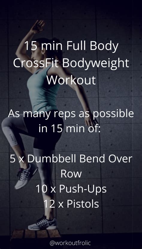 Easy And Spicy 15 Min Full Body Crossfit Bodyweight Workout
