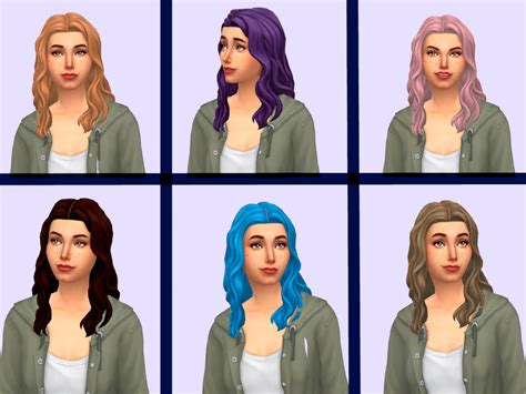 Sims 4 Hair Recolor Palette