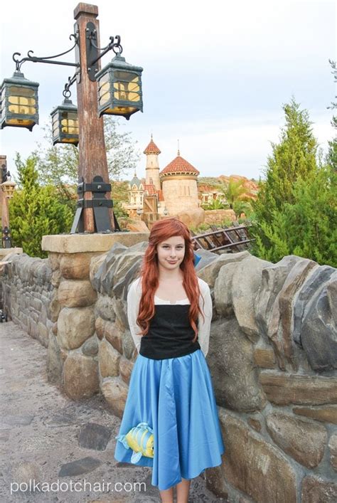 Simple Diy Ariel Costume Tutorial Make An Ariel Dress The Polka Dot