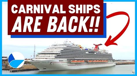 Cruise News Carnival Cruise Line Is Back Royal Caribbean Resumes From The Us Test Cruises