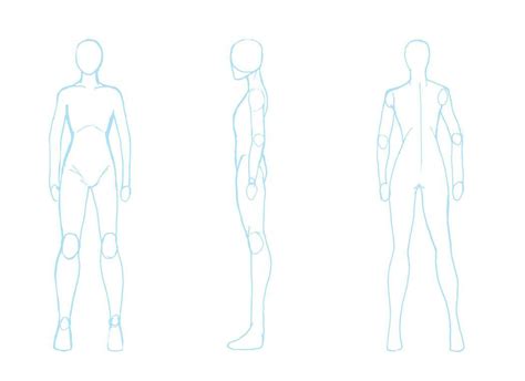 blank turnaround - Google Search | Body template, Character design ...