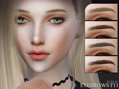 The Sims Resource Bobur Eyebrows F11