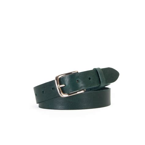 Green Leather Belt 1 14 Mens Leather Belt Womens Leather Belt