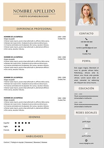 Rechazado Abiertamente Espec Ficamente Curriculum Vitae Empleada De