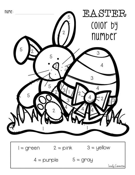 Delight your free time with these fun and free printable easter coloring pages! Easter Freebies! - Lovely Commotion | Easter colors, Easter coloring pictures, Easter coloring ...