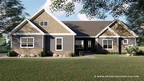 Cottage Floor Plans 1 Story Campton 1 Story Traditional House Plan