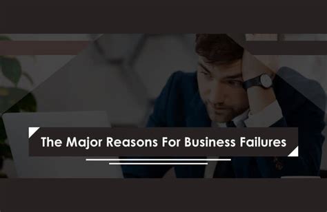 The Major Reasons For Small Business Failures Explorer Finance