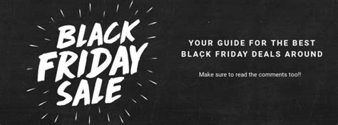 Your Guide For The Best Black Friday Deals Around