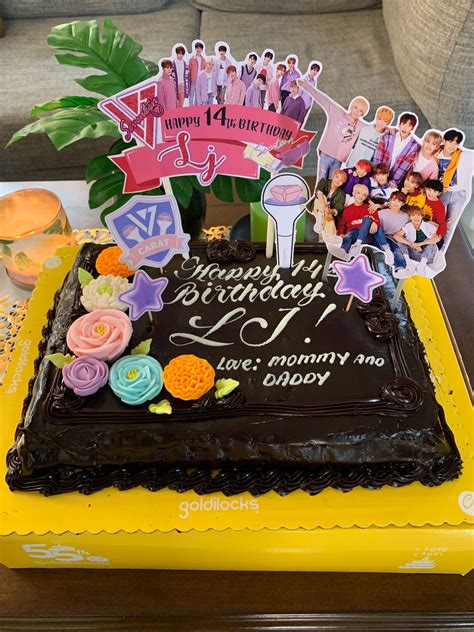 Seventeen Kpop Birthday Cake Ideas Kpop Birthday S Tenor Jessica