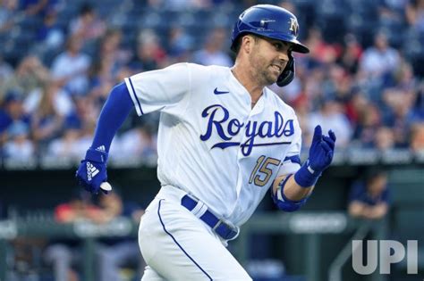 Photo Royals Whit Merrifield Hits For A Double Against The Red Sox