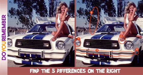 Think you know a lot about halloween? Spot All 5 Differences in this Classic Farrah Fawcett ...