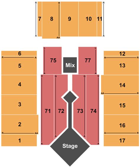 Allen County War Memorial Coliseum Concert Seating Chart Elcho Table