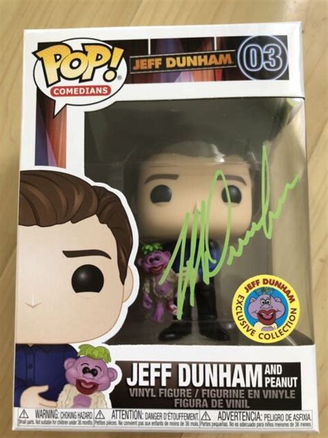 Funko Pop Jeff Dunham With Peanut 03 Autographed Limited Sold Out Ebay