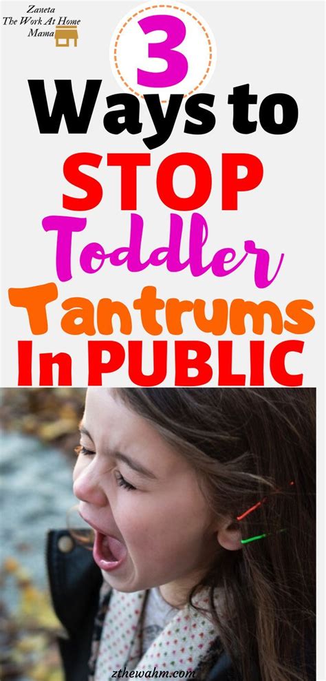 What To Do When Your Child Has A Tantrum In Public Zaneta The Work At