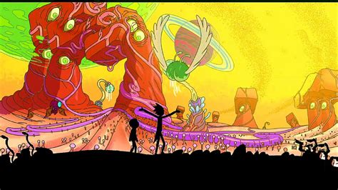 Trippy Rick And Morty Wallpaper Rick And Morty Psychedelic Wallpapers