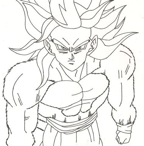 Dragon ball z anime silhouette drawing using pencil, pen & ink, colored pencils & markers features son goku & oozaru. Dragon Ball Z Drawing Book - Coloring Home