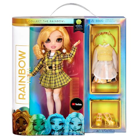 Buy Rainbow High Marigold Hair And Clothes Fashion Doll With 2 Complete Mix And Match Outfits