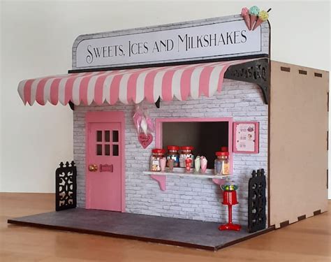 Dolls House Shop Front Kit With Optional Back Room 124 Etsy
