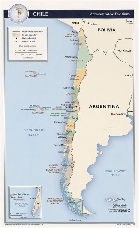 Mapa De Chile Mapa Chile Mapa Chile Mapa Politico De Chile Mapas
