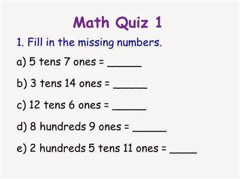 Bgps P2 6 2014 Math Quiz 1