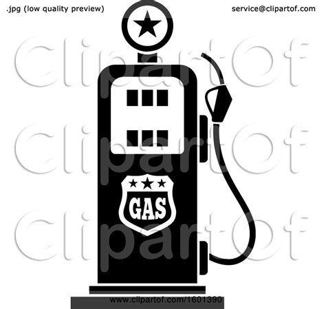 Gas Clipart Black And White