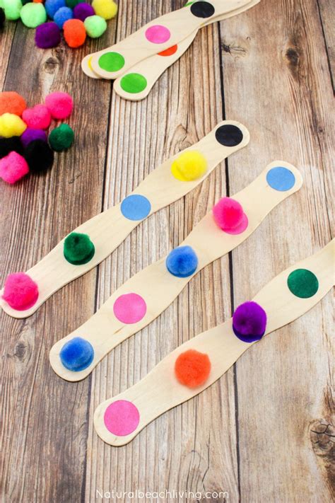 Easy To Make Diy Color Activity For Preschool And Toddlers Natural