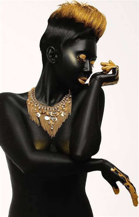 Fashion Photography Black Women Art Body Painting Black Beauties