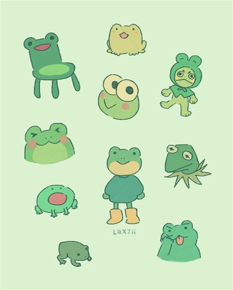 Twitter Frog Drawing Frog Art Cute Little Drawings