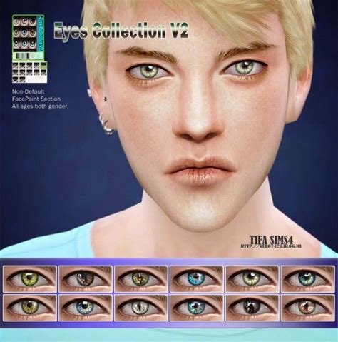 Tifa Sims Eyes Collection V2 • Sims 4 Downloads Easy Eye Makeup