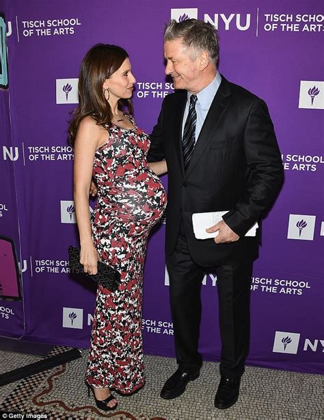 Alec Baldwin And Pregnant Wife Hilaria Arrive In Style To Gala Daily