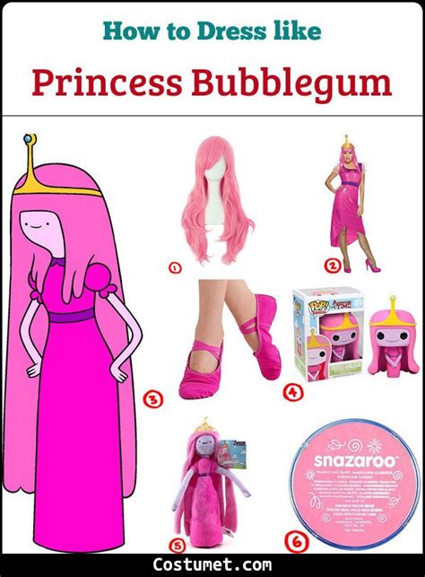 Adventure Times Princess Bubblegum Costume For Cosplay And Halloween