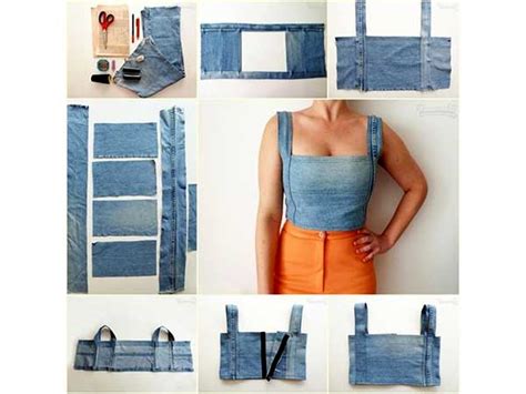 do you know 8 super easy ideas to reuse your old faded jeans