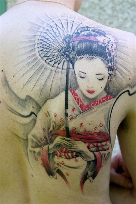 50 Beautiful Geisha Tattoos You Will Love Cuded Geisha Tattoo