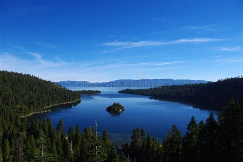 Emerald Bay Lake Tahoe California Stock Image Image Of Blue