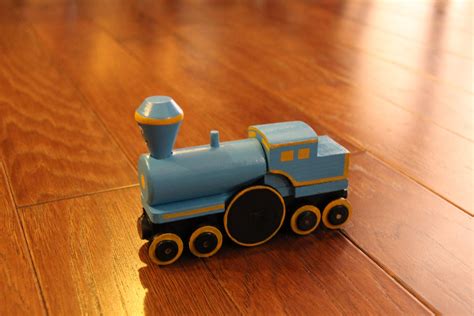 Handmade Wooden Toy Train Little Engine That Could