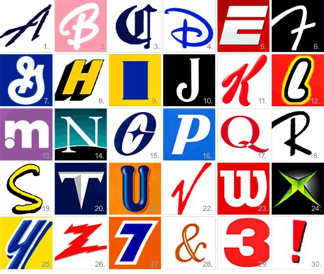 ABC Alphabet Logos