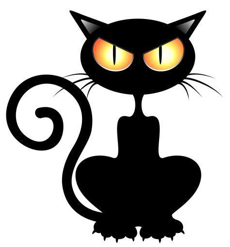 Black Cat Kitten Halloween Clip Art Cats Png Download 41024406