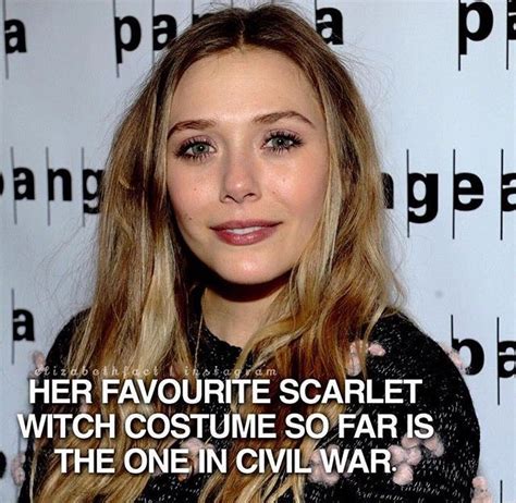 Elizabeth Olsen Facts Elizabeth Olsen Captain America Civil War