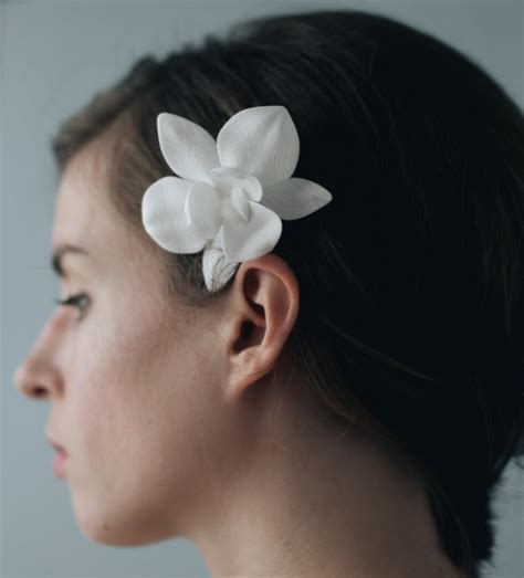Orchid Comb 3d Printed Hair Accessory In Nylon 2690713 Weddbook