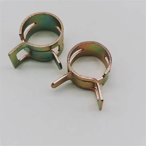 Open the pliers and place them around both the prongs. Spring Steel High Pressure Carbon Steel Spring Hose Clamp ...