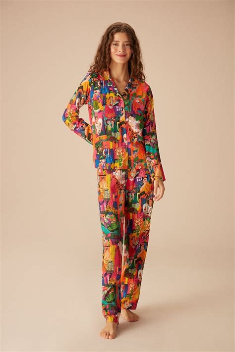 Suwen Frida Maskülen Pijama Takımı Fiyatı Yorumları Trendyol