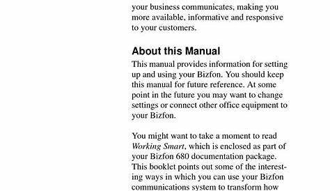 bizfon 680 manual