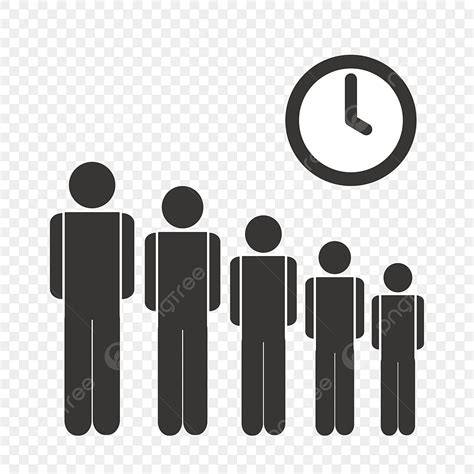 Waiting In Line Wait Waiting For Notice PNG And Vector With