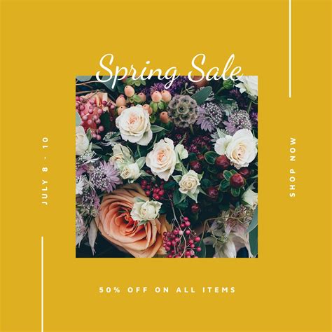 Spring Sale Instagram Story Template Psd