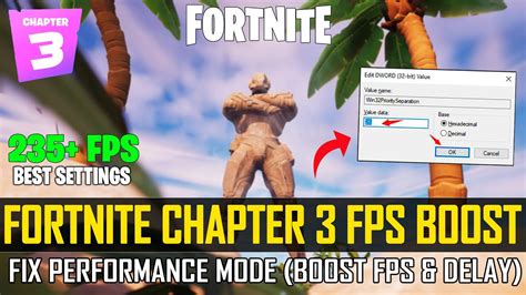How To Fix Fps Drops In Fortnite Performance Mode Chapter 3 Season 1