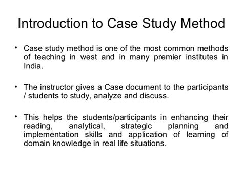 Case studies with a stronger methodological influence from historical research will probably develop: Case Study Method